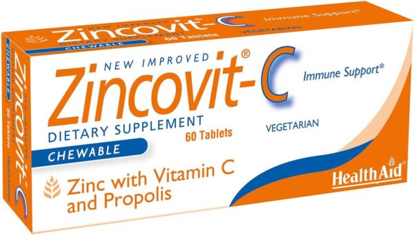 HealthAid Zincovit C - 60 Tablets - Image 2
