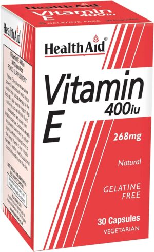 HealthAid Vitamin E 400iu, 30 Capsules