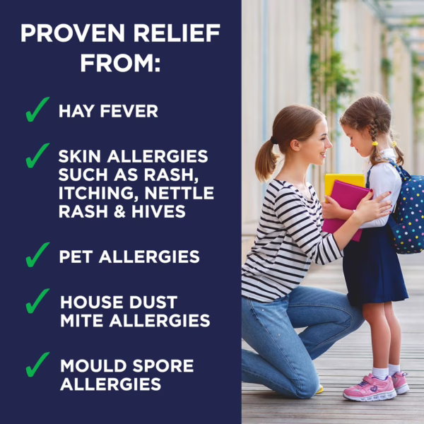 Piriteze Hayfever & Allergy Antihistamine Tablets, Allergy Relief, Cetirizine, 7s - Image 4